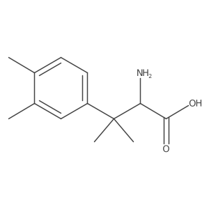 2-Amino-3-(3,4-dimethylphenyl)-3-methylbutanoic acid结构式