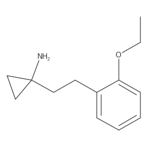 1-[2-(2-Ethoxyphenyl)ethyl]cyclopropan-1-amine Structure