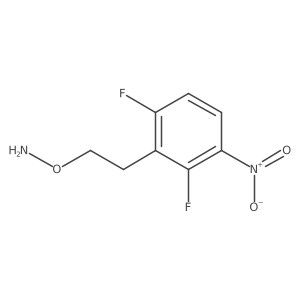 O-[2-(2,6-difluoro-3-nitrophenyl)ethyl]hydroxylamine结构式
