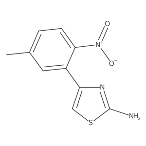 4-(5-Methyl-2-nitrophenyl)-1,3-thiazol-2-amine Structure