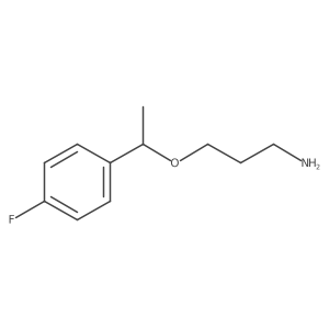 3-[1-(4-Fluorophenyl)ethoxy]propan-1-amine Structure