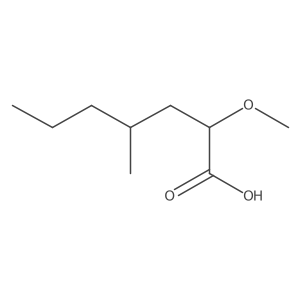 2-Methoxy-4-methylheptanoic acid结构式