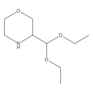 3-(Diethoxymethyl)morpholine Structure
