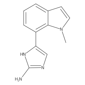 5-(1-methyl-1H-indol-7-yl)-1H-imidazol-2-amine Structure