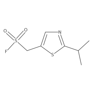 [2-(Propan-2-yl)-1,3-thiazol-5-yl]methanesulfonyl fluoride Structure
