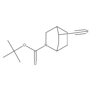 tert-butyl(1S,4R)-5-cyano-2-azabicyclo[2.2.2]octane-2-carboxylate Structure