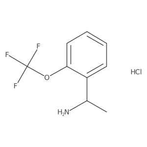 1-(2-(Trifluoromethoxy)phenyl)ethanamine HCl Structure
