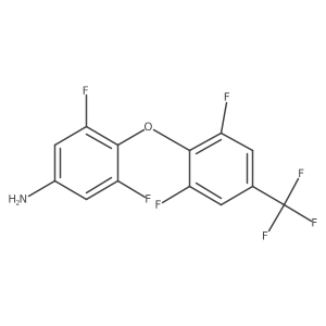 4-[2,6-Difluoro-4-(trifluoromethyl)phenoxy]-3,5-Difluoroaniline结构式