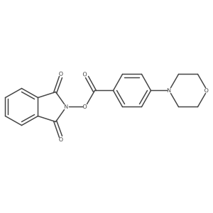 1,3-dioxo-2,3-dihydro-1H-isoindol-2-yl 4-(morpholin-4-yl)benzoate Structure
