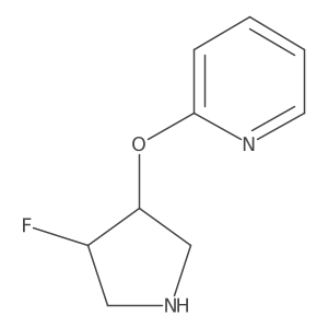 2-[(4-Fluoropyrrolidin-3-yl)oxy]pyridine Structure