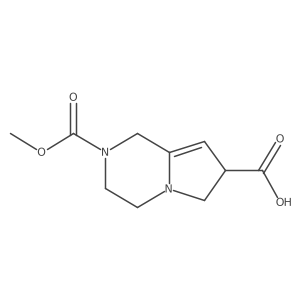 COC(=O)N1CCN2CC(C(=O)O)C=C2C1结构式