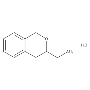 3-(Aminomethyl)isochroman Hydrochloride结构式