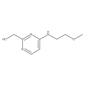 {4-[(2-Methoxyethyl)amino]pyrimidin-2-yl}methanol Structure