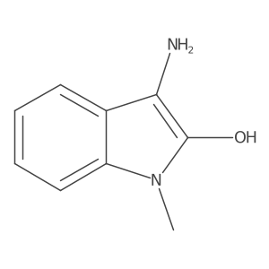 3-Amino-1-methyl-1H-indol-2-ol结构式