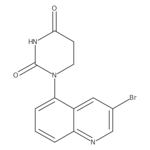 1-(3-Bromoquinolin-5-yl)-1,3-diazinane-2,4-dione Structure