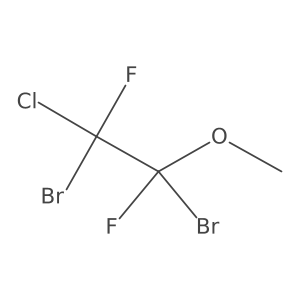 Ethane, 1,2-dibromo-1-chloro-1,2-difluoro-2-methoxy-结构式