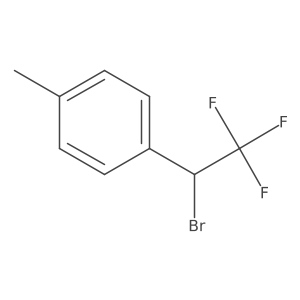 1-Bromo-1-(4-methylphenyl)-2,2,2-trifluoroethane Structure
