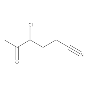 4-Chloro-5-oxohexanenitrile Structure