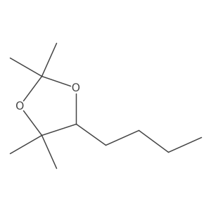 5-Butyl-2,2,4,4-tetramethyl-1,3-dioxolane Structure
