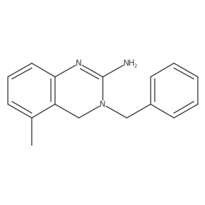 3-benzyl-5-methyl-4H-quinazolin-2-amine结构式