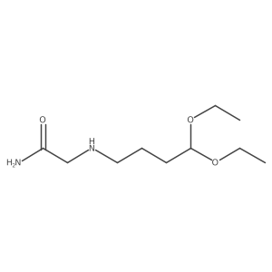 2-[(4,4-Diethoxybutyl)amino]acetamide结构式