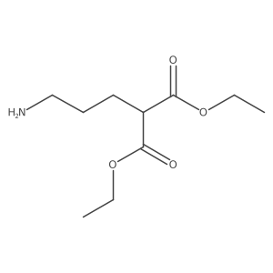 Diethyl 2-(3-aminopropyl)malonate Structure