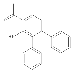 Ethanone, 1-(3a(2)-amino[1,1a(2):2a(2),1a(2)a(2)-terphenyl]-4a(2)-yl)- Structure