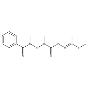 N(N-ME(Phenyl)carbamylthio)methomyl结构式