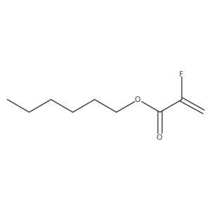 Hexyl 2-fluoroacrylate Structure