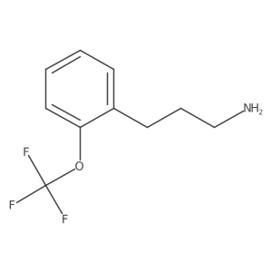 3-(2-Trifluoromethoxy-phenyl)-propylamine结构式
