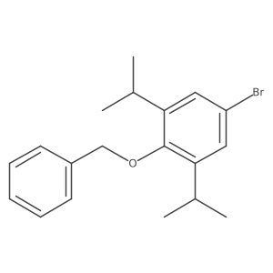 2-(Benzyloxy)-5-bromo-1,3-bis(propan-2-yl)benzene结构式