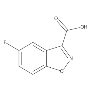 5-Fluoro-1,2-benzoxazole-3-carboxylic acid结构式