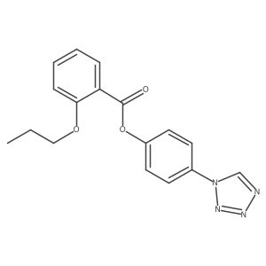 4-(1H-tetrazol-1-yl)phenyl 2-propoxybenzoate Structure