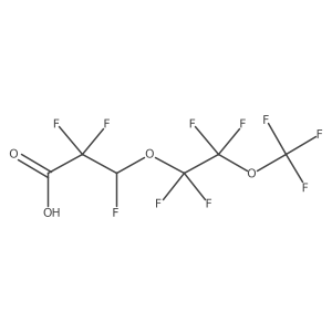2,2,3-Trifluoro-3-[1,1,2,2-tetrafluoro-2-(trifluoromethoxy)ethoxy]propanoic acid结构式