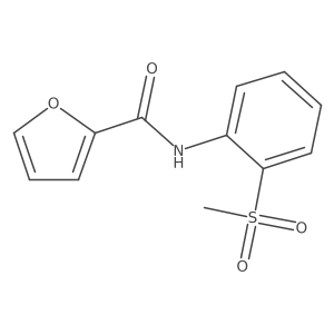 N-(2-(methylsulfonyl)phenyl)furan-2-carboxamide Structure