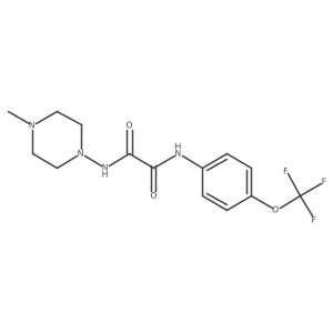 N1-(4-methylpiperazin-1-yl)-N2-(4-(trifluoromethoxy)phenyl)oxalamide Structure