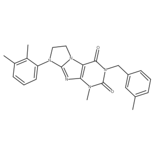 8-(2,3-dimethylphenyl)-1-methyl-3-(3-methylbenzyl)-7,8-dihydro-1H-imidazo[2,1-f]purine-2,4(3H,6H)-dione Structure
