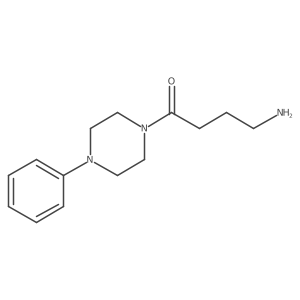 4-Amino-1-(4-phenylpiperazin-1-yl)butan-1-one Structure