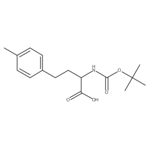 (S)-2-((tert-Butoxycarbonyl)amino)-4-(p-tolyl)butanoic acid结构式