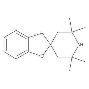 3H-spiro[1-benzofuran-2,4'-(2,2,6,6-tetramethylpiperidine)]结构式