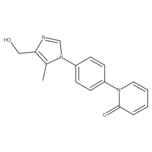 1-(4-(4-(Hydroxymethyl)-5-methyl-1h-imidazol-1-yl)phenyl)pyridin-2(1h)-one Structure