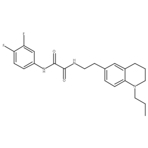 N'-(3,4-difluorophenyl)-N-[2-(1-propyl-1,2,3,4-tetrahydroquinolin-6-yl)ethyl]ethanediamide Structure