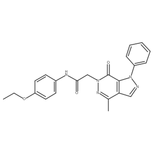 N-(4-ethoxyphenyl)-2-(4-methyl-7-oxo-1-phenyl-1H-pyrazolo[3,4-d]pyridazin-6(7H)-yl)acetamide Structure