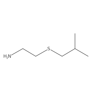 2-[(2-Methylpropyl)sulfanyl]ethan-1-amine Structure