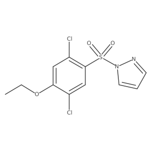 1-(2,5-dichloro-4-ethoxybenzenesulfonyl)-1H-pyrazole Structure