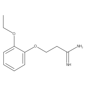 3-(2-Ethoxyphenoxy)propanimidamide Structure