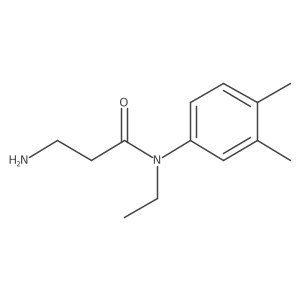 3-Amino-N-(3,4-dimethylphenyl)-N-ethylpropanamide Structure