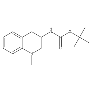 tert-Butyl N-(1-methyl-1,2,3,4-tetrahydroquinolin-3-yl)carbamate结构式