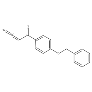 2-Diazo-1-[4-(phenylmethoxy)phenyl]ethanone Structure