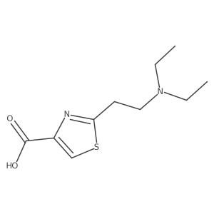 2-[2-(Diethylamino)ethyl]-1,3-thiazole-4-carboxylic acid Structure